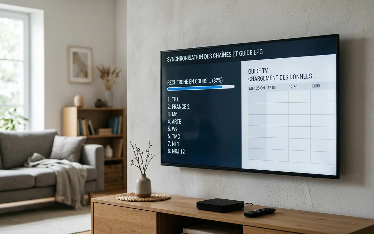 Synchronisation automatique des bouquets télévisés et de la VOD