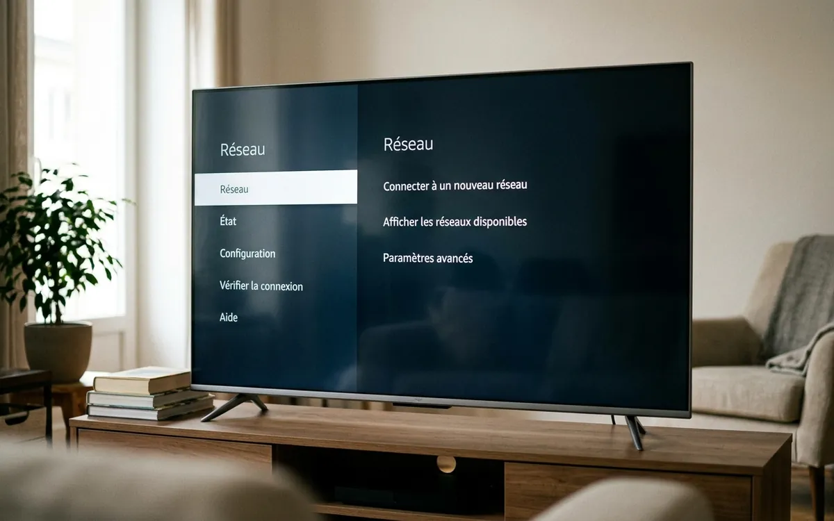 Accès à la section Réseau des paramètres généraux de votre Amazon Fire TV Stick