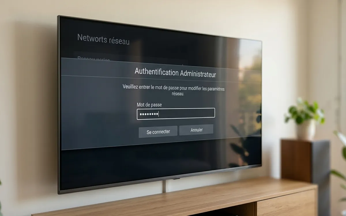 Sélection du nom de votre réseau Wi-Fi domestique pour configurer les options avancées