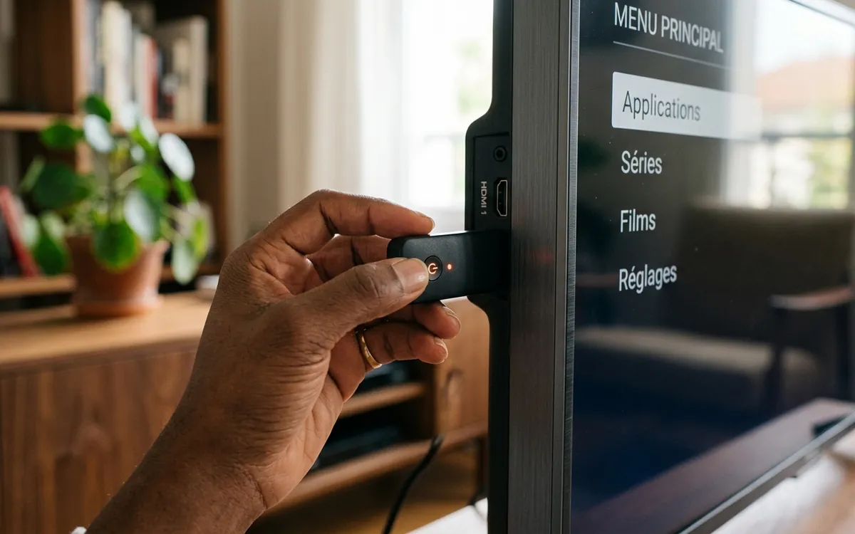 Confirmation du statut connecté avec accès à internet sans filtrage des flux télévisés