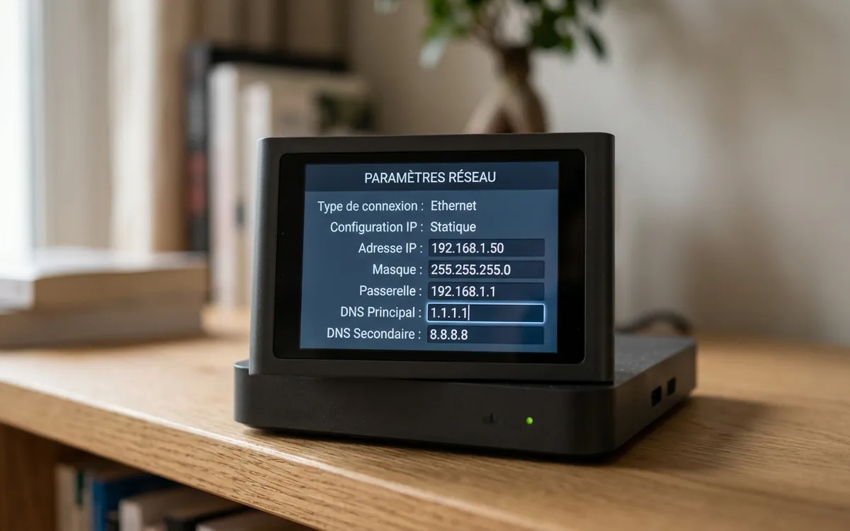 Indication précise de la passerelle de votre fournisseur d'accès internet pour le routage
