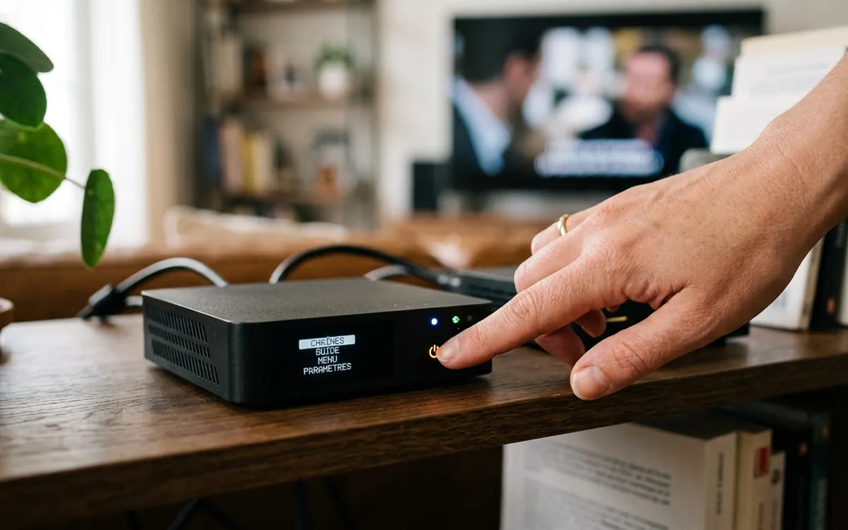 Ouverture de l'application MyTVOnline avec chargement instantané de vos chaînes et catégories