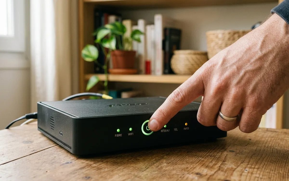 Validation et redémarrage de la Freebox