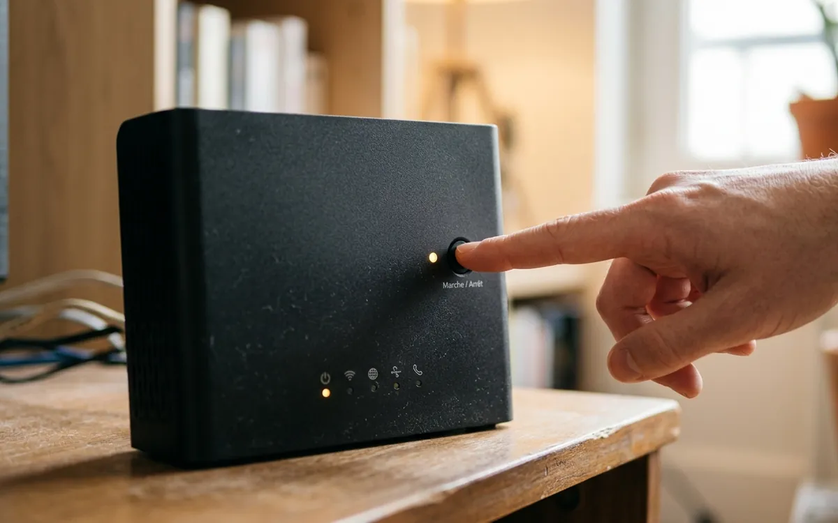 Redémarrage électrique ou logiciel de la box SFR pour distribuer le profil à vos téléviseurs