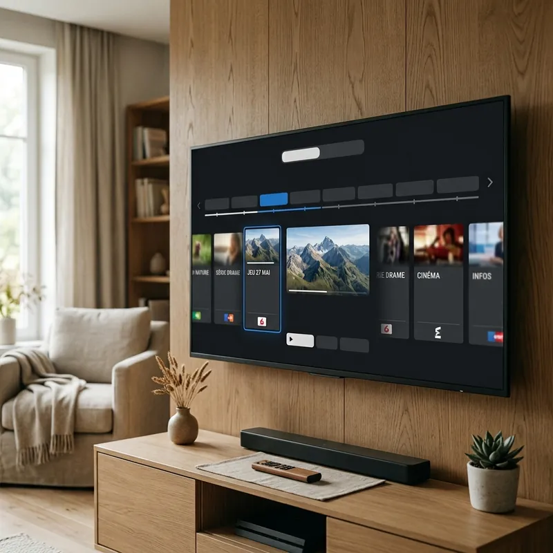 Fonction de contrôle du direct et de replay jusqu'à sept jours