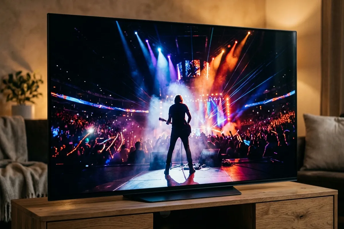 Séance cinéma maison en résolution 4K HDR avec son Dolby