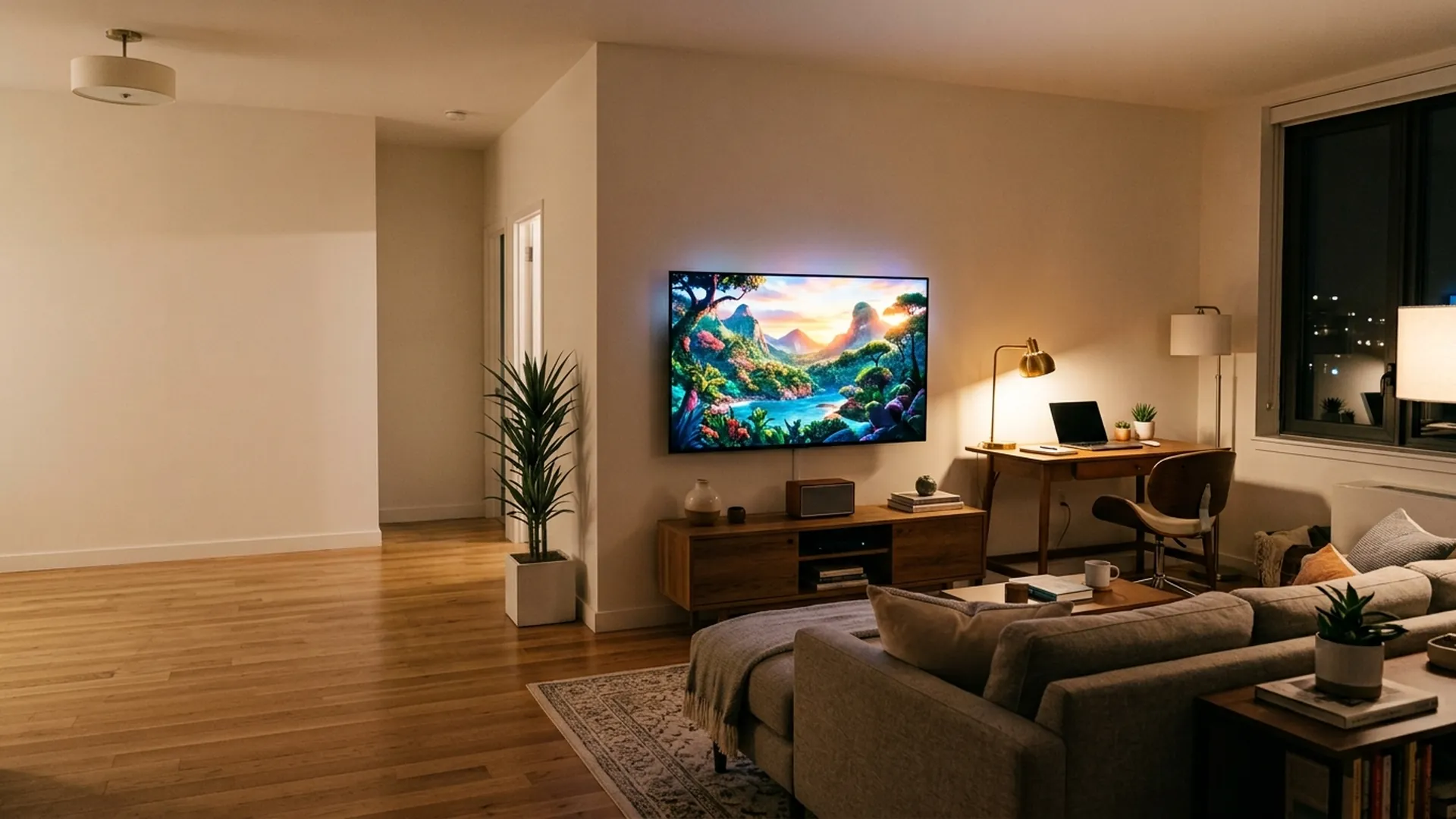 Fond cinématique moderne pour la section d'appel à l'action